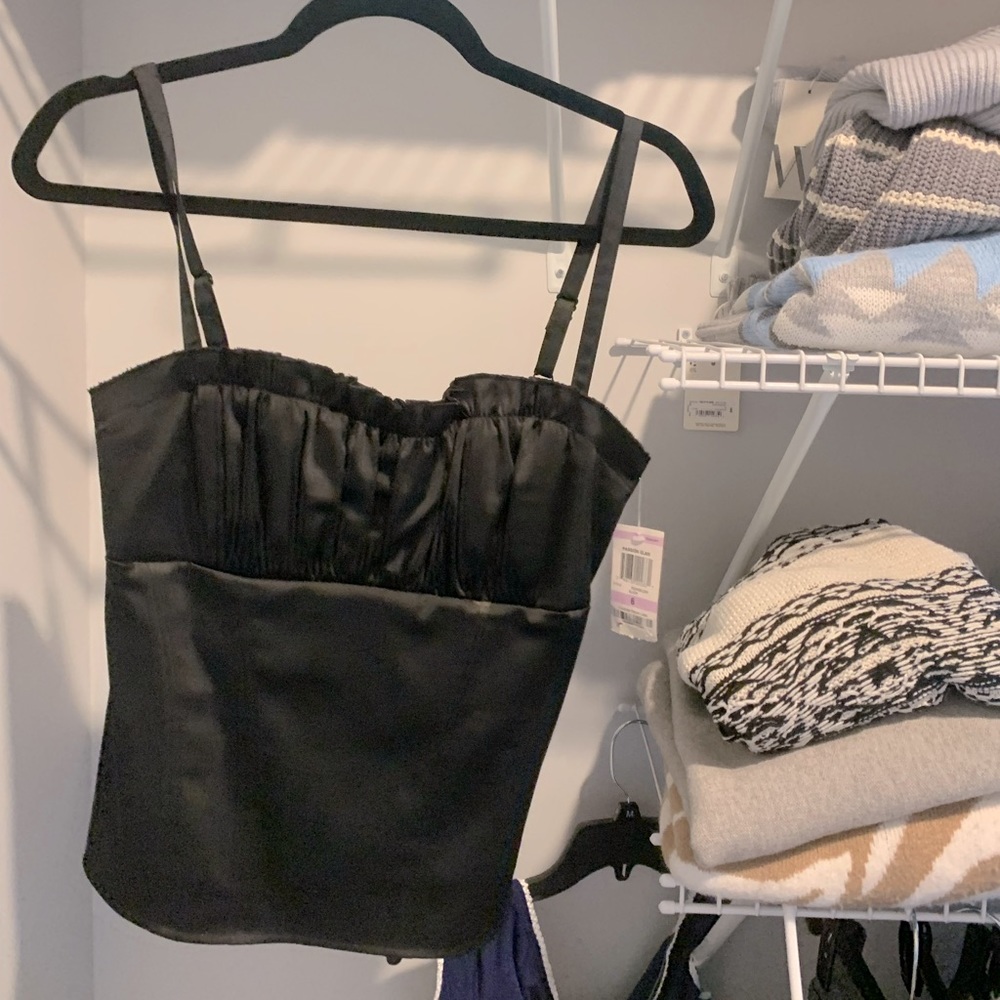INC Black Bustier Corset. Size 6. Never been worn. Still has tag on it.